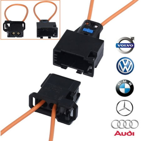 Optic Stitch - ESYNIC MOST Diagnostic Kit Fiber Optic Loop Bypass Male & Female Plug Cable for BMW Audi Mercedes-benz