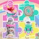 thumbnail image 4 of Patines con forma de unicornio arcoíris para niños y niñas de 2 a 8 años, 4 of 8
