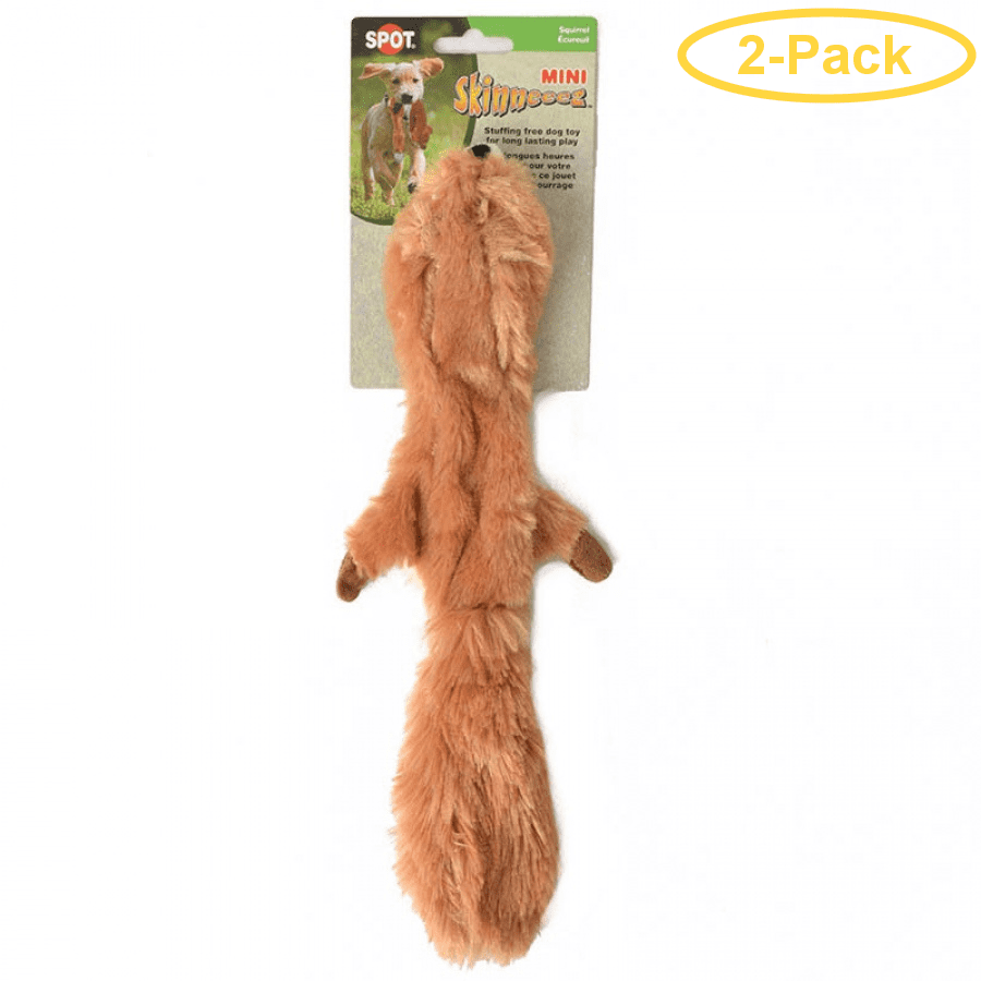 plush squirrel dog toy