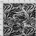 thumbnail image 3 of oneOone Jersey de Coton Tissu Noir Abstractions Matière de Robe Tissu Imprimé Tissu au Mètre 58 Pouces de Large, 3 of 4