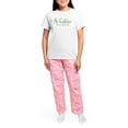 thumbnail image 4 of CafePress - Cavan (Gaelic) Women's Light Pajamas - Women's Short Sleeve Print T-Shirt and Pants Light Cotton Pajama Set, 4 of 7