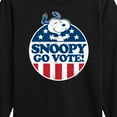 thumbnail image 3 of Peanuts - Snoopy Go Vote - Toddler & Youth Long Sleeve Graphic T-Shirt, 3 of 6
