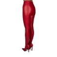 thumbnail image 4 of Jeffrey Campbell 2-in-One Red Stiletto Heel Pointed Toe Pull On Pant Boots Pumps (Red, 8.5), 4 of 5