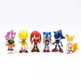 thumbnail image 2 of New 12pcs Set Mini Cute Sonic PVC Character Toy Hedgehog Shadow Tail Figure Model Dolls Children Animal Toy Birthday Gift 5-6cm, 2 of 6