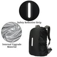 thumbnail image 3 of Reflective Backpack Rain Cover - Waterproof Nylon Cover with Reflective Strips for Cycling/Hiking/Travel, Quick-Drying Universal Backpack Protector, 3 of 7