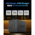 thumbnail image 2 of TERRAMASTER F2-425 2-Bay NAS Storage - Intel x86 Quad-Core CPU, 4GB RAM, 2.5GbE LAN, Network Attached Storage Multimedia Server for Home Users (Diskless), 2 of 9