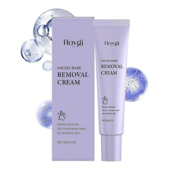 Facial Hair Removal Cream,30g Painless Hair Removal Cream For Women, Gentle Formula, Safe for Sensitive Skin