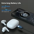 thumbnail image 4 of SuperEQ Earbuds True Wireless In-Ear Headset with ANC 8.0 Noise Cancellation Bluetooth 5.3 Headphones HiFi Stereo-White, 4 of 9