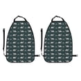 thumbnail image 2 of Uemuo Turtle Chrysanthemum Printed Car Back Seat Protector,2 Pcs Backseat Car Organizer, Kick Mats Back Seat Protector , Back Seat Organizer for Kids, 2 of 8