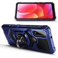 thumbnail image 2 of Nagebee Phone Case Compatible for Motorola Moto G Play (2023) with Tempered Glass Screen Protector, Full-Body Protective [Military-Grade] Magnetic Car Mount Ring Holder Heavy-Duty Cover (Blue), 2 of 7