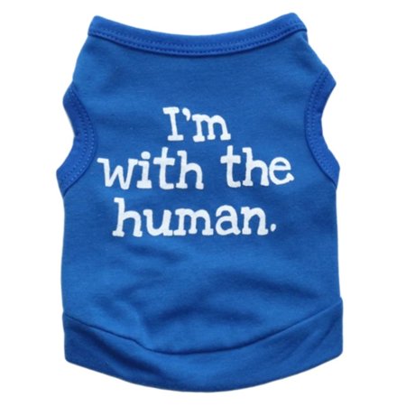 I m with The Human Dog Cat Puppy Pet Shirts