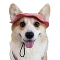 thumbnail image 1 of Corgi Sun Hat Pet Cap with Ear Holes Dog Sun Cap with Adjustable Neck Strap for Small And Medium Sized Pets Outdoor Sun Protection, 1 of 8