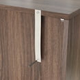 thumbnail image 4 of Buffet, Buffet unique à Trois Portes avec Grand Espace de Rangement. Portes en Bois Placé avec Motif Embossé. Comprend des Tablettes Ajustables. avec Poignées Dorées et Pieds en Fer., 4 of 8