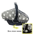 thumbnail image 2 of Carseat Cover for baby, infant car seat Cover Canopy,easy in and out, kick proof, Grey clouds;, 2 of 7