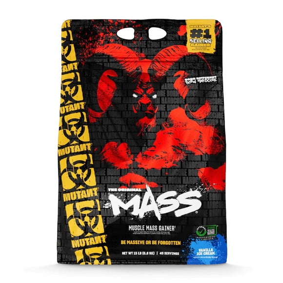 Mutant Mass 15 Lbs MUTANT Sabor Vainilla Ice Cream
