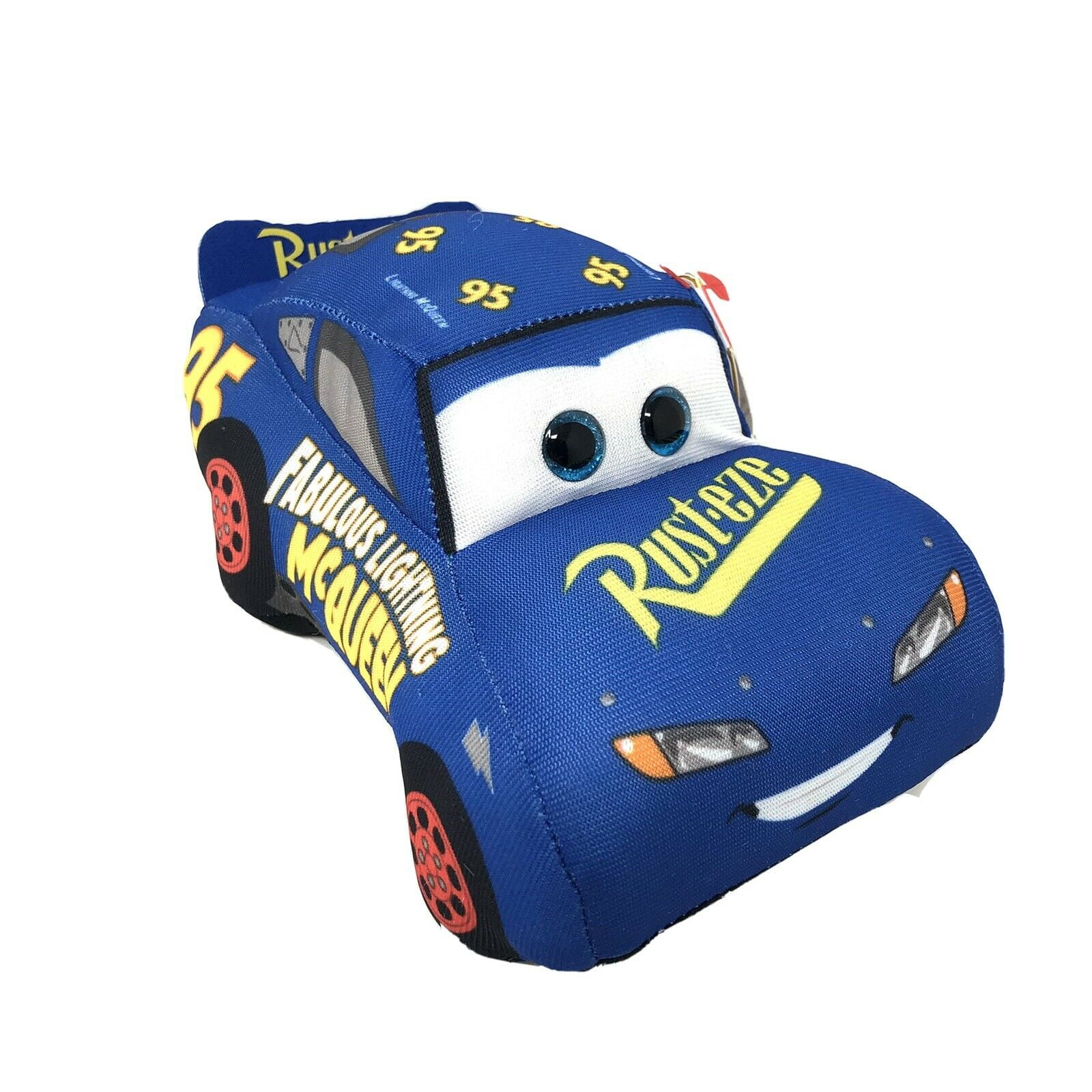 Ty Sparkle Disney Pixar Cars 3 Fabulous Lightning McQueen Blue Plush 7”