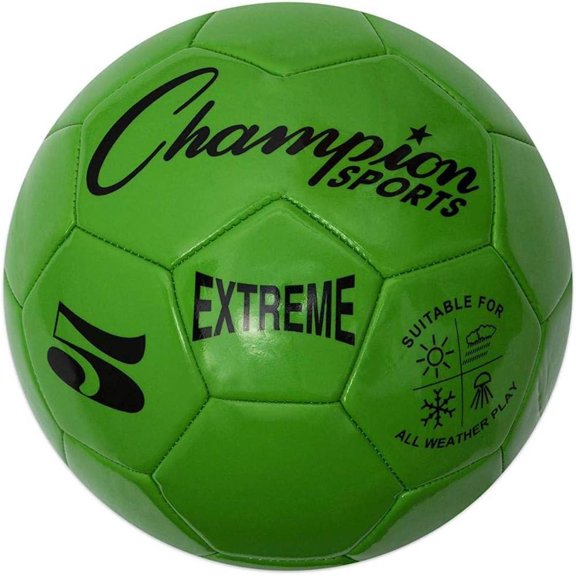 Champion Sports Extreme Series Soccer Ball – Sizes 3, 4, 5, Soft Touch, All Weather, High Air Retention, Youth Adult League Balls for Training, Games, Outdoor Indoor Play , Multiple Colors