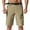 Khaki, variant on Men's Spring/Summer Fashion Outdoor Sports Mountaineering Quick-Drying Shorts, Nylon Ripstop Fabric, Elastic Waist, for Hiking & More, Multiple Sizes