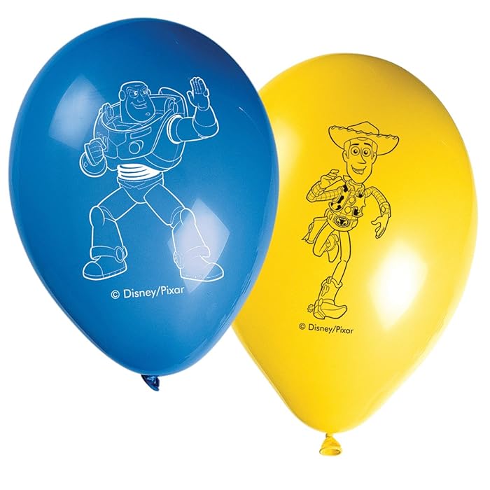 Toy Story Ballons en Bois (Lot de 8)