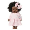 thumbnail image 2 of Xqxayjr under $5 BabyDoll, 12 Inch BlackBabyDoll with Clothes,African American RealisticBabyDoll,Washable Vinyl Doll forKidsGirls,Huggable Soft Body Doll,Birthday Gift forChildren, 2 of 6