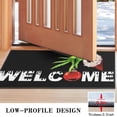 thumbnail image 6 of Christmas Funny Welcome Kitchen Rug Indoor Anti-Fatigue Kitchen Mat Winter Door Mat Anti-Slip Scratch Sand Cartoon Pattern Doormats 17" X 30", 6 of 6
