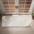 thumbnail image 2 of White Gold Marble Pattern Door Rugs,Washable Non Slip Door Mats Indoor,Decorative Door Mats,Entry Mat Indoor for Entrance,Bedroom,Kitchen,Bathroom,16"x47", 2 of 6