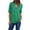 515_Green, variant on T Shirts for Women Button Women Ladies Clothing Loose Shirt Chiffon Zipper Long Sleeves Plus Size Tops Summer Tops Grey