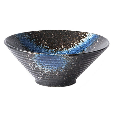 

1pc Ceramic Bowl Classical Japanese Style Soup Bowl Noodle Bowl Tableware