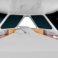 thumbnail image 2 of Universal Aft Berth 3 Piece 100% Egyptian Cotton 800TC The Best Boat V Berth Bedding Fits mattresses up to 12” Depth Durable & Easy Washable - Great Gift for Boaters ( Silver ), 2 of 4