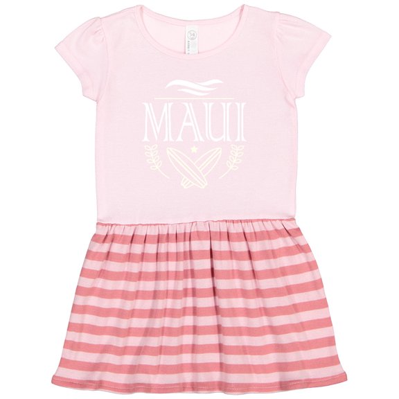 Inktastic Maui Hawaii Surfing Gift Toddler Girl Dress