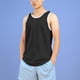 thumbnail image 4 of pstuiky Camisetas sin mangas, Camiseta deportiva de tirantes con cuello redondo, transpirable, informal, de color liso, para hombre Tops elegantes para mujer xxl, 4 of 4