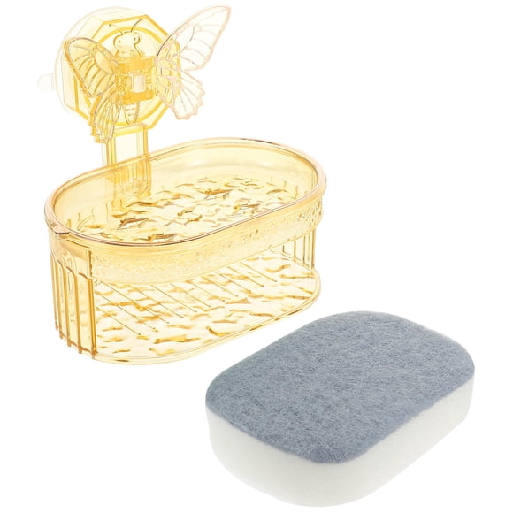 Hytrove Jabón Para Ducha Montado En Pared Ahorrador Con Ventosa Dorado