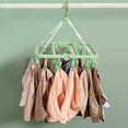 thumbnail image 5 of TACILIP Kitchen Supplies, Hanger Socks Organizer With Clips Comes With 32 Clips To Hold 32 Pairs Of Panties/Underwear/Socks/Pantyhose Hangers Space Saving Closet Organization And Storage, Mom Gifts, 5 of 6