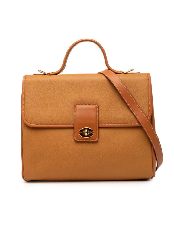 Pre-Owned Gucci Old Handbag Shoulder Bag 2WAY 000 113 0274 Brown Leather Women's GUCCI