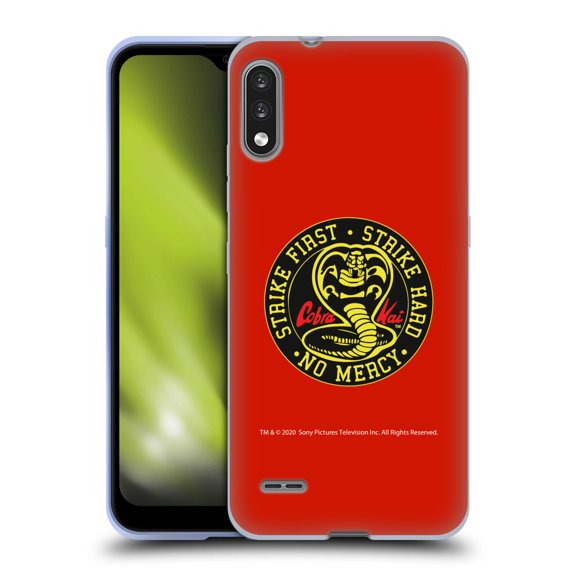 Head Case Designs Officially Licensed Cobra Kai Graphics Strike Logo Soft Gel Case Compatible with LG LG K22