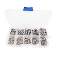 thumbnail image 4 of FUTUREORYY 340Pcs Round Screw Set With Lock Nut Silver White For Outdoor Construction, 4 of 7