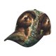 thumbnail image 1 of Fotbe Jungle Hat Bear Gorro Clásico de Béisbol, Gorra Ajustable con Broche Snapback, Gorro de Exterior de Algodón Suave, 1 of 6