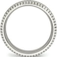 thumbnail image 2 of Stainless Steel Polished And Textured 7mm Grooved Band (Size 13) Made In China sr499-13, 2 of 5