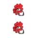 thumbnail image 1 of sweethay Soporte Universal para anillo de dedo de teléfono con flores, accesorios portátiles para teléfono para iPhone, Huawei, soporte para anillo rojo 2piezas, 1 of 5