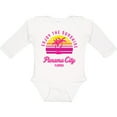 thumbnail image 3 of Inktastic Summer Enjoy the Sunshine Panama City Florida in Pink Boys or Girls Long Sleeve Baby Bodysuit, 3 of 5