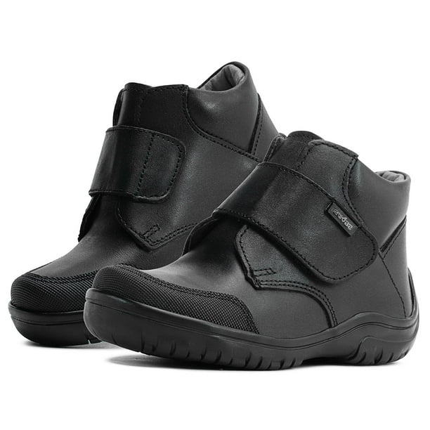 Zapato Escolar Audaz 80703-A Piel Puntera Protección Negro 16