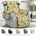 thumbnail image 4 of TSOVTHRID Sunflower Butterfly Letter Print Recliner Covers Recliner Soft Sofa Slipcover Reclining Couch Chair Non Slip Lazy Boy Recliner Covers Fitted Reclining Slipcovers Single-Seater, 4 of 7