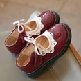 thumbnail image 4 of Ovbmpzd Girl's Sandals Size 8 Low Heels Summer Closed Toe Bow Sandals Wedding Party Strappy Princess Dress Shoes for Little Big Kid, 4 of 9