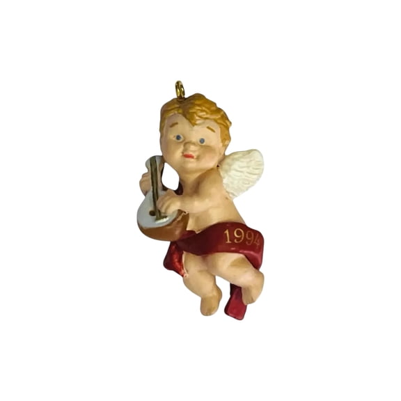 1994 Melodic Cherub (Angel) Hallmark Keepsake Christmas Tree Ornaments QXM4066