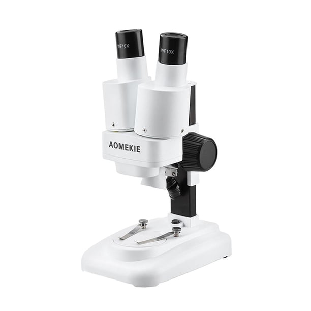 Microscopio perfecl 40X con iluminación LED ajustable y adaptador de teléfono