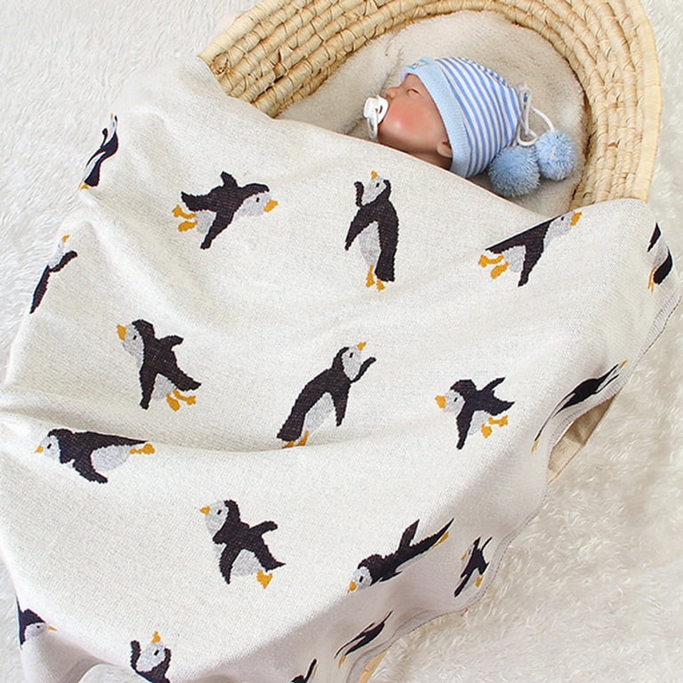 Penguin discount blanket baby