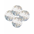 thumbnail image 7 of 13 Inch Round Placemats Set of 4, Blue Teal Fall Non Slip Heat Insulation PP Table Mats, Thanksgiving Pumpkins Watercolor Botanical Washable Place Mats for Kitchen Dining Party Table Decor, 7 of 7