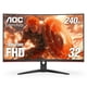 thumbnail image 1 of Monitor de Juegos AOC Curvado 32 Pulgadas Full HD VA 0.5ms 240Hz AMD FreeSync Premium, 1 of 6