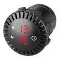 thumbnail image 1 of 12V/24V Touch Digital Clock 24 Hours Direct Replaces Fit for Motorcycle SUV Red light, 1 of 5