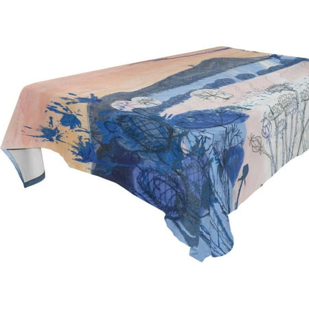 

POPCreation River In Winter Tablecloth 60x84 inches